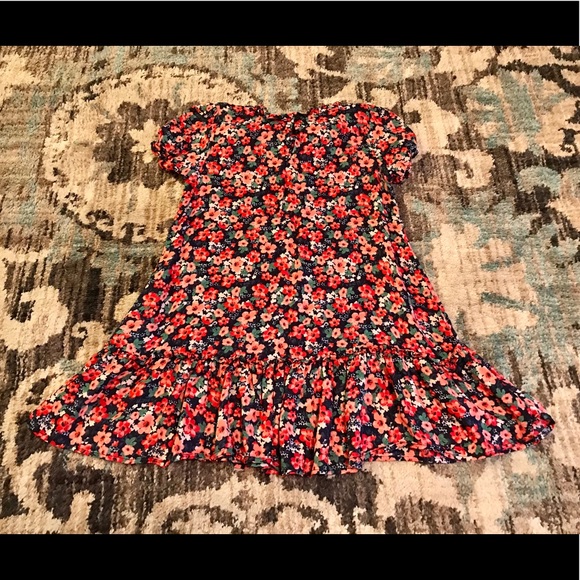 Navy Floral Top/Dress - Picture 3 of 3